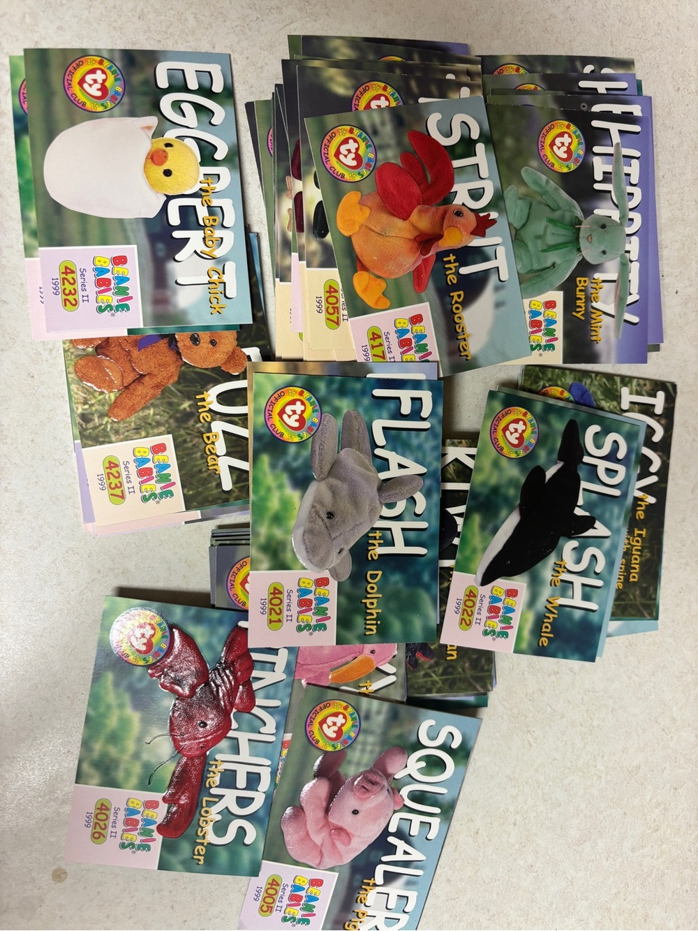 Ty Beanie Babies series II cards (1999)